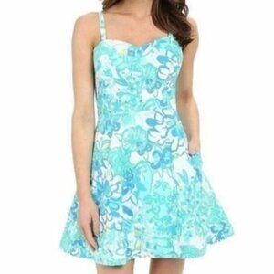 Lilly Pulitzer Willow blue and green dress